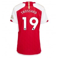 Camisa de Futebol Arsenal Leandro Trossard #19 Equipamento Principal Mulheres 2023-24 Manga Curta